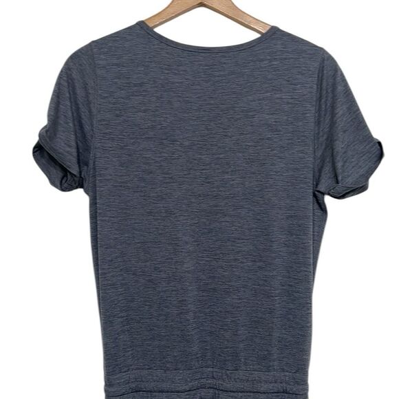 Vuori Jumpsuit Woman’s Size Small All Day Blue Heather Stretch Jogger 1-Piece - Picture 8 of 11